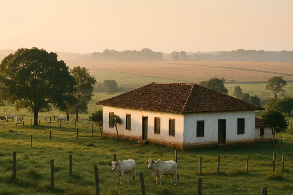 Fazenda brasileira de grande porte com foco em sucessão e regularização patrimonial